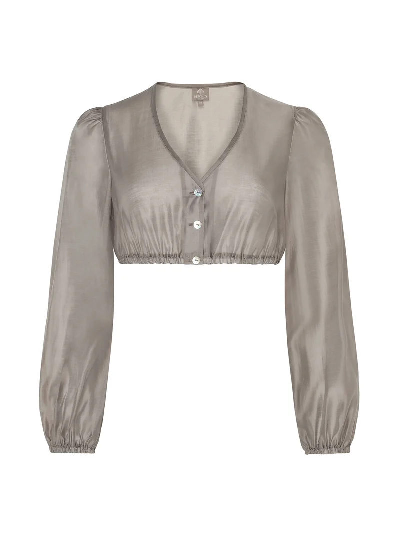 Dirndlbluse aus Organzastoff