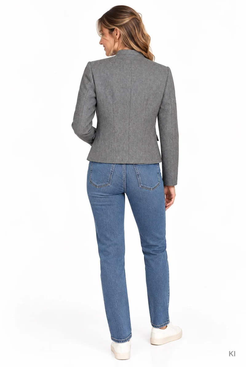 Lodenjacke mit Stehkragen