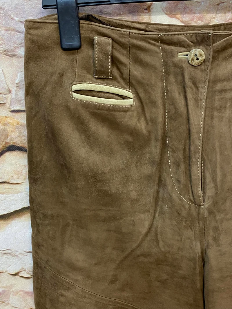 Damen Trachten-Lederhose von Country Line in Braun