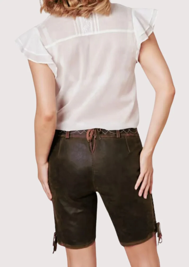 Women’s Forest Brown Lederhosen