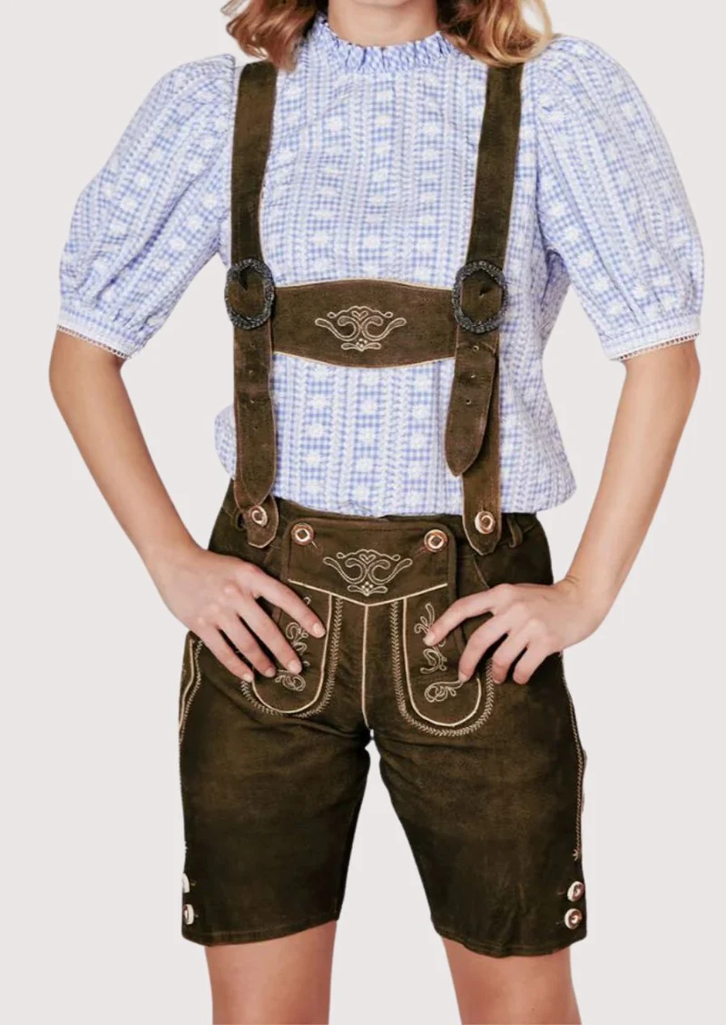 Dark Brown Women’s Lederhosen