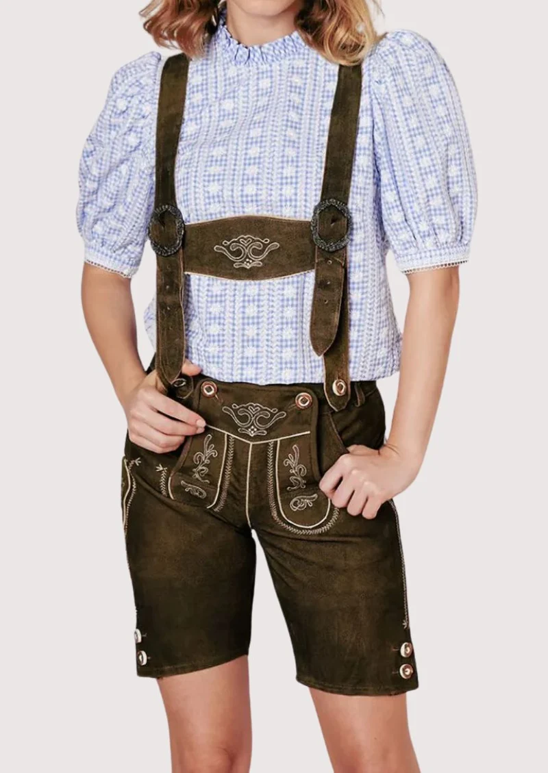 Dark Brown Women’s Lederhosen