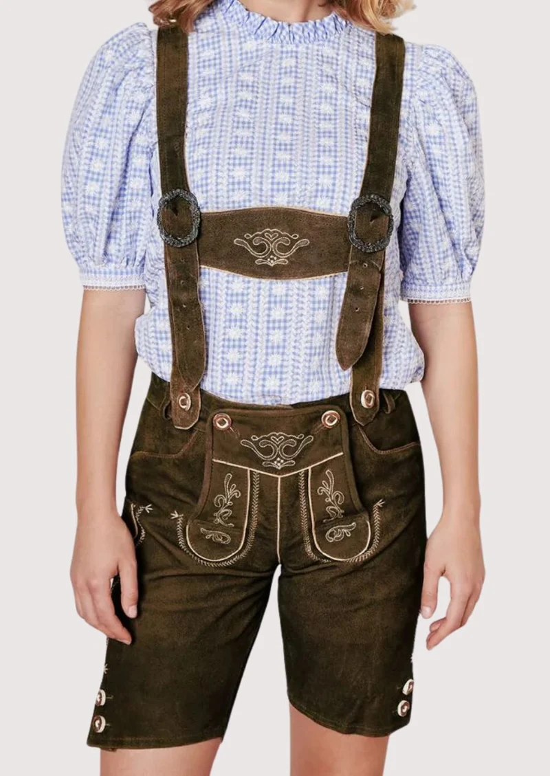 Dark Brown Women’s Lederhosen