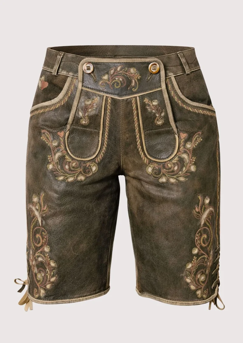 Women’s Rustic Olive Lederhosen Wear