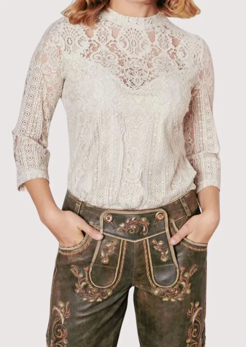 Women’s Rustic Olive Lederhosen Wear