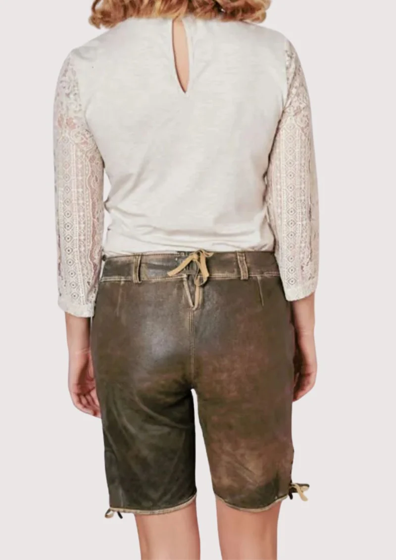 Women’s Rustic Olive Lederhosen Wear
