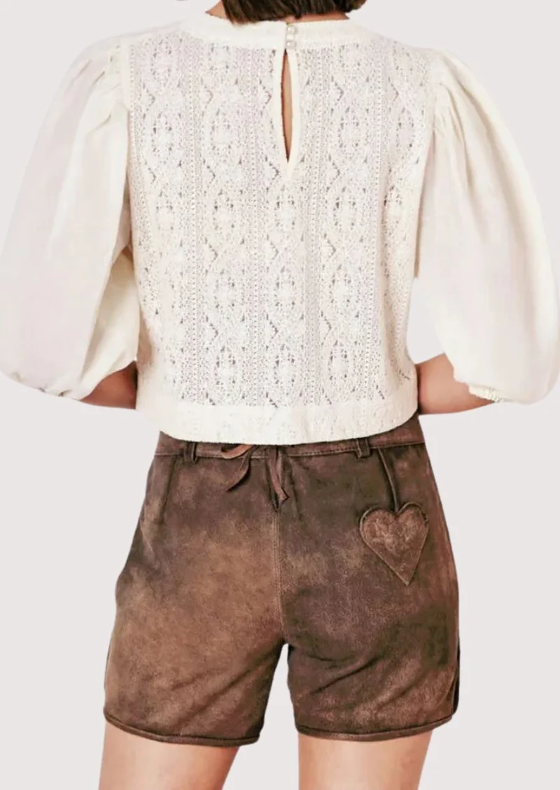 Women’s Bavarian Brown Lederhosen