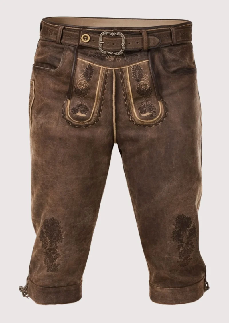 Men Heritage Rustic Brown Bundhosen