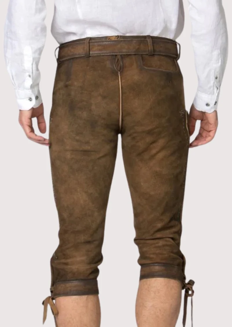Mens Alpine Classic Brown Bundhosen