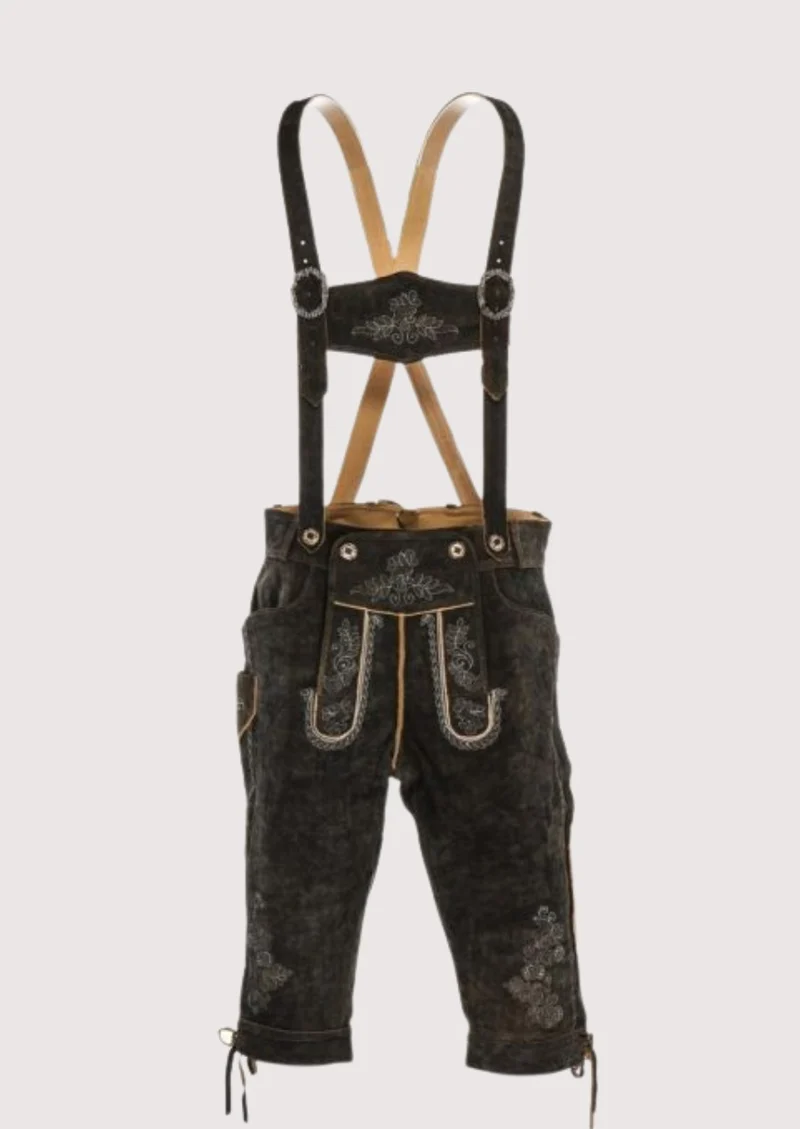Mens Rustic Dark Bundhosen Style
