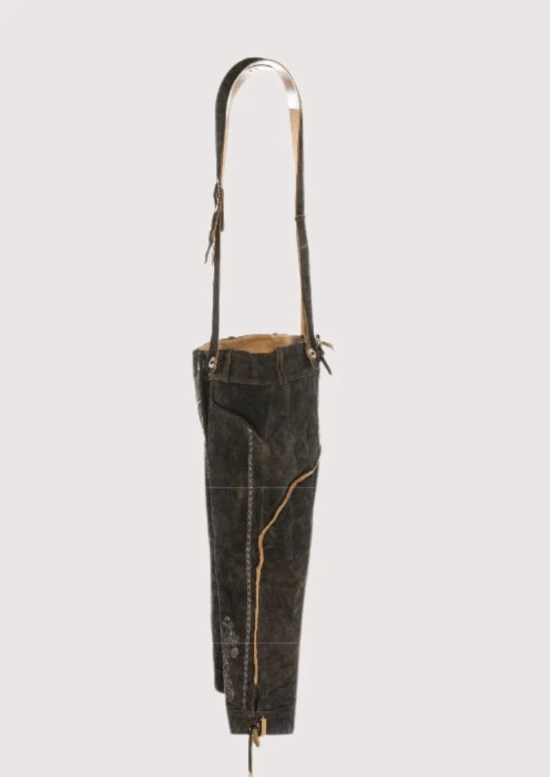 Mens Rustic Dark Bundhosen Style