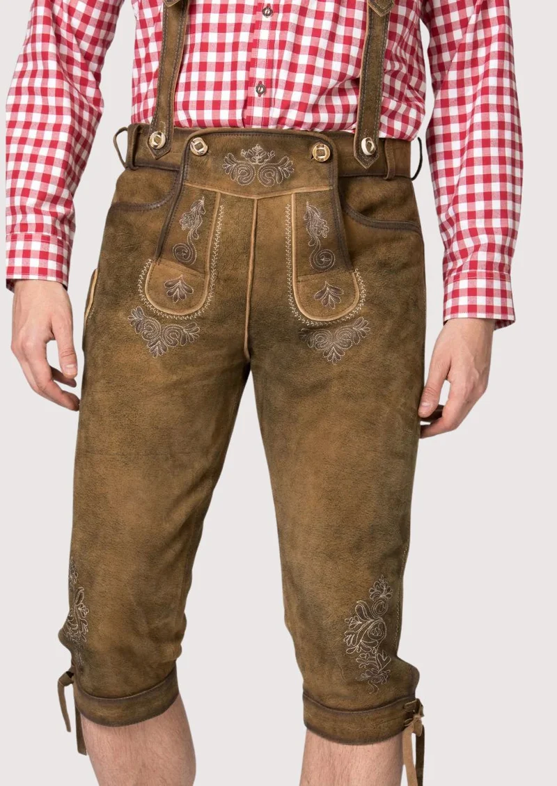 Mens Bavarian Alpine Trail Bundhosen