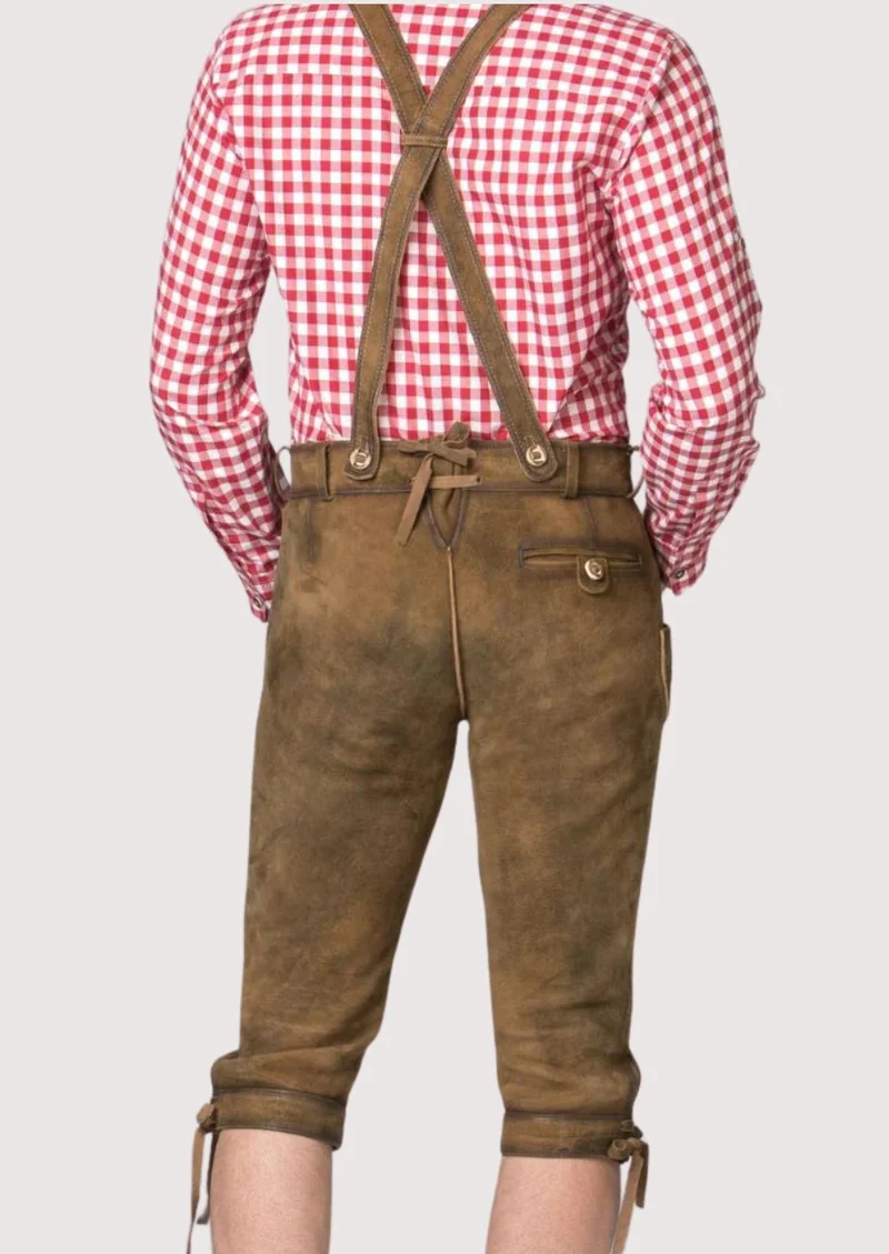 Mens Bavarian Alpine Trail Bundhosen