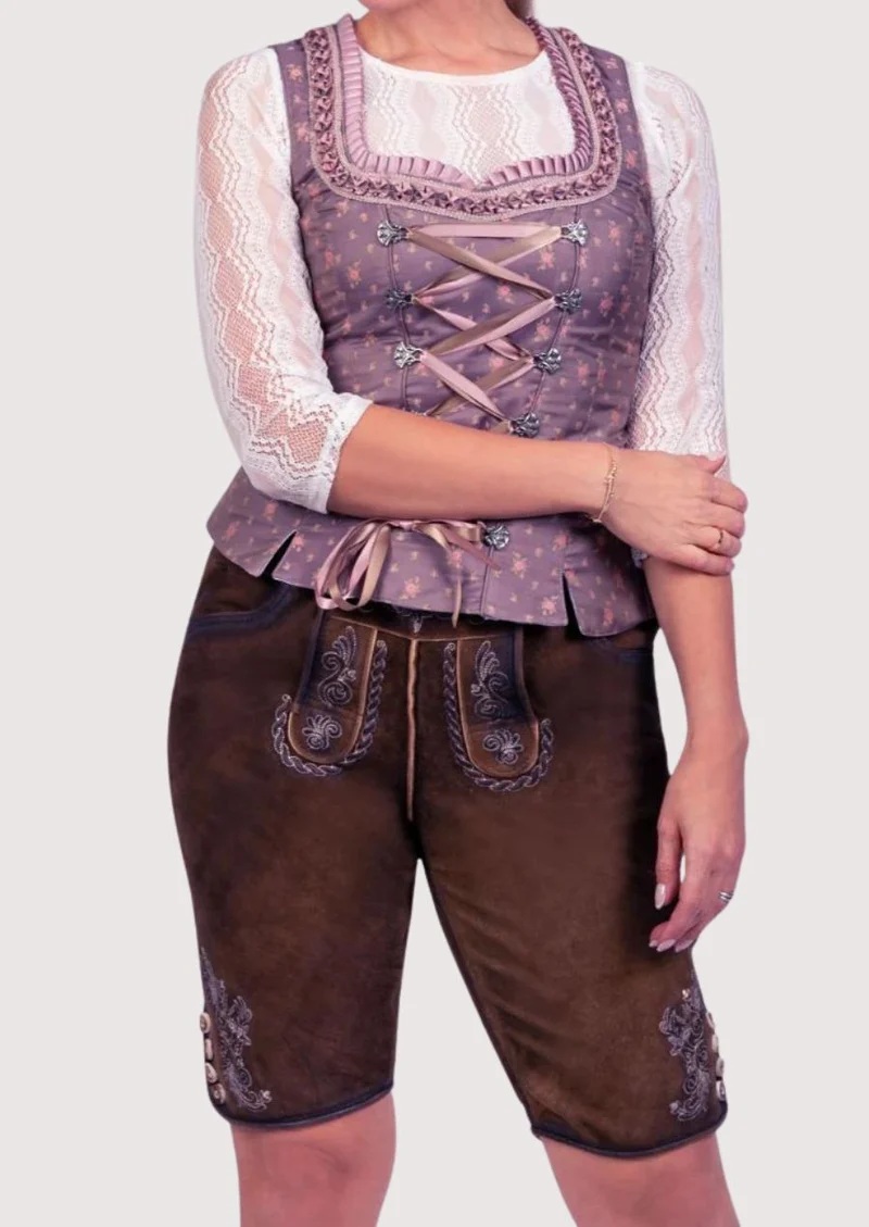 Women’s Alpine Oak Lederhosen Style