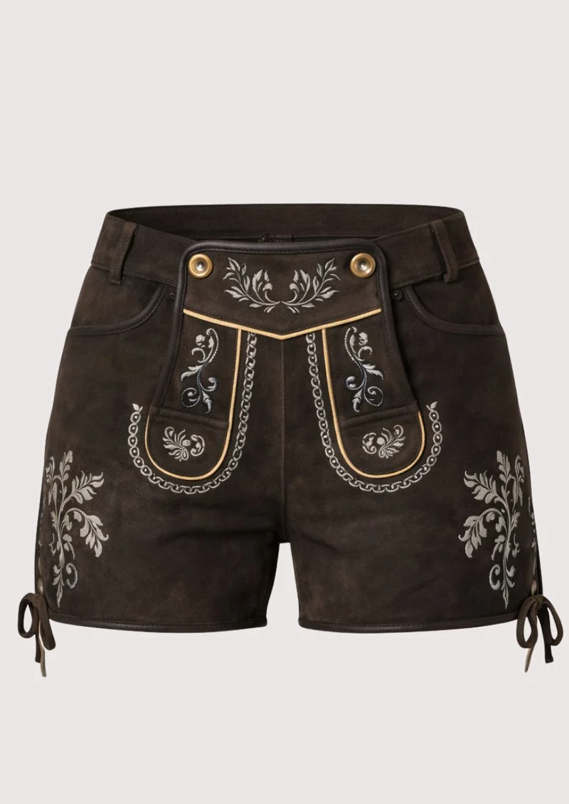 Women’s Vintage Brown Lederhosen