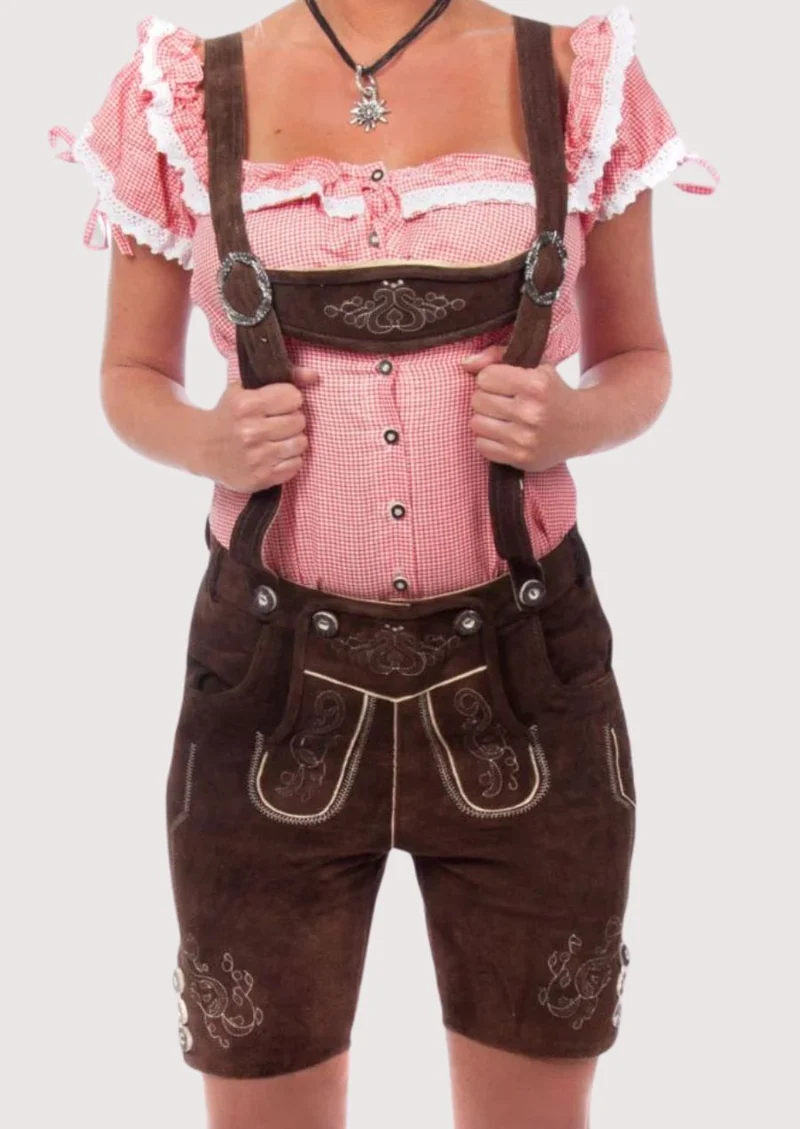 Women’s Walnut Brown Lederhosen