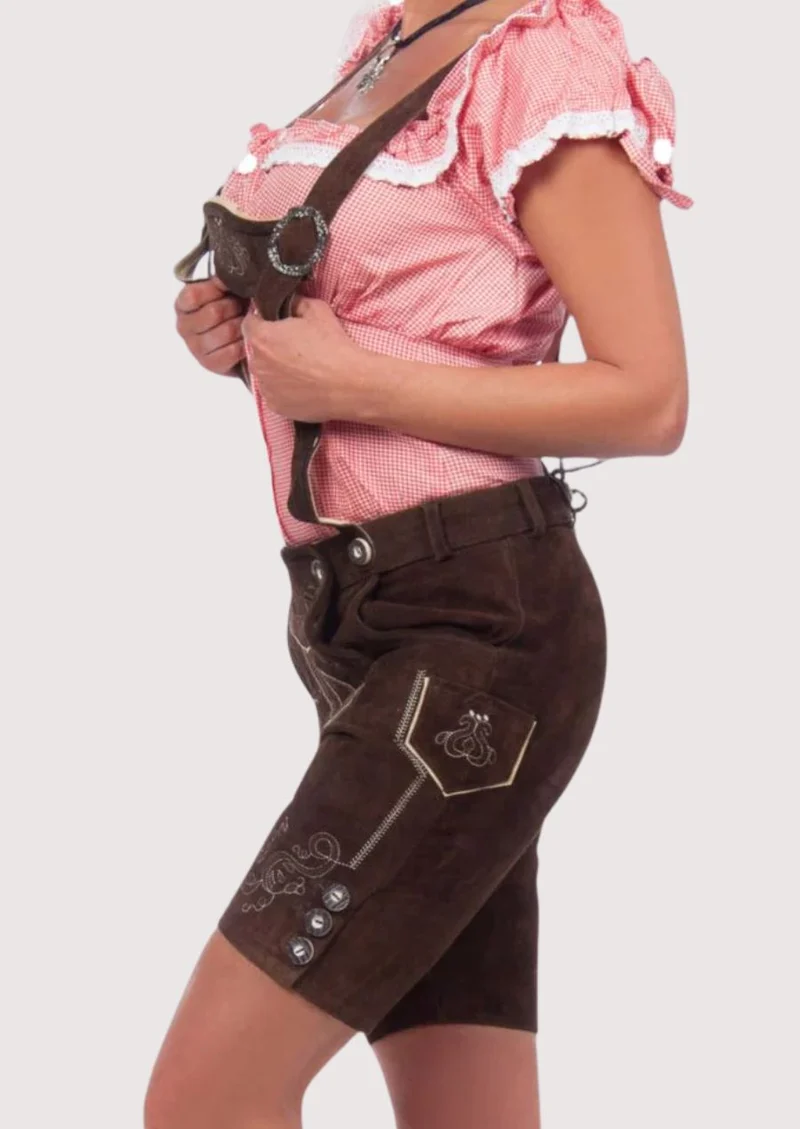 Women’s Walnut Brown Lederhosen