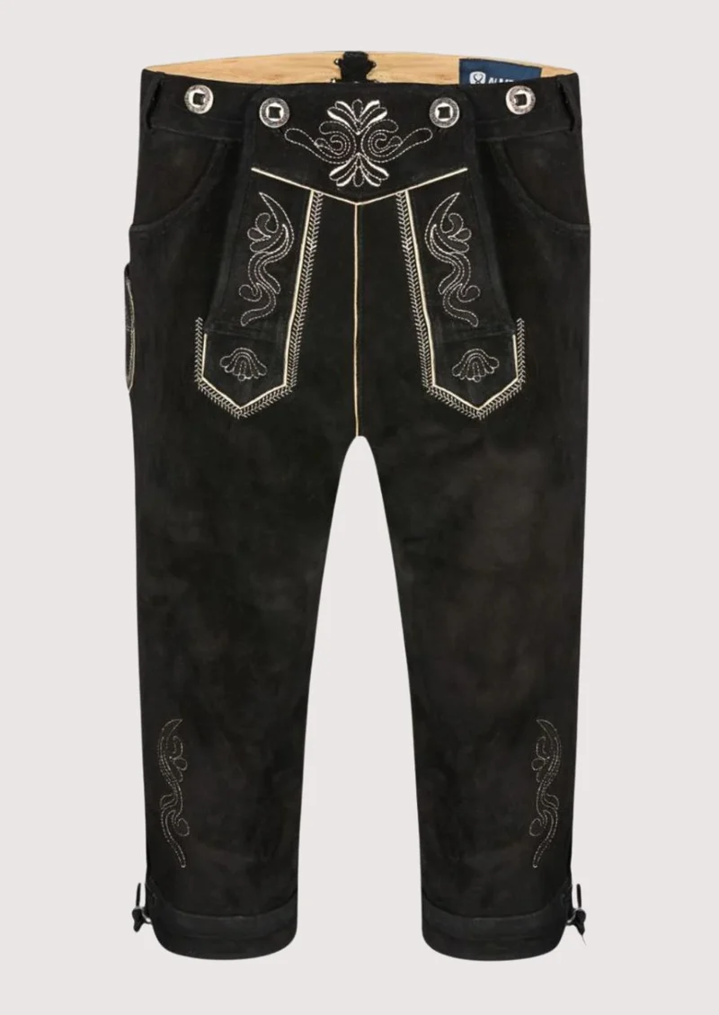 Mens Classic Raven Black Bundhosen