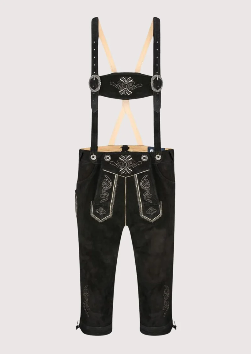 Mens Classic Raven Black Bundhosen