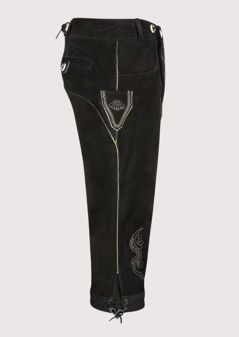 Mens Classic Raven Black Bundhosen