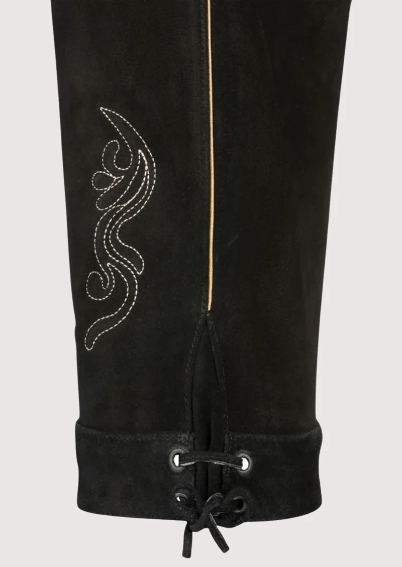 Mens Classic Raven Black Bundhosen
