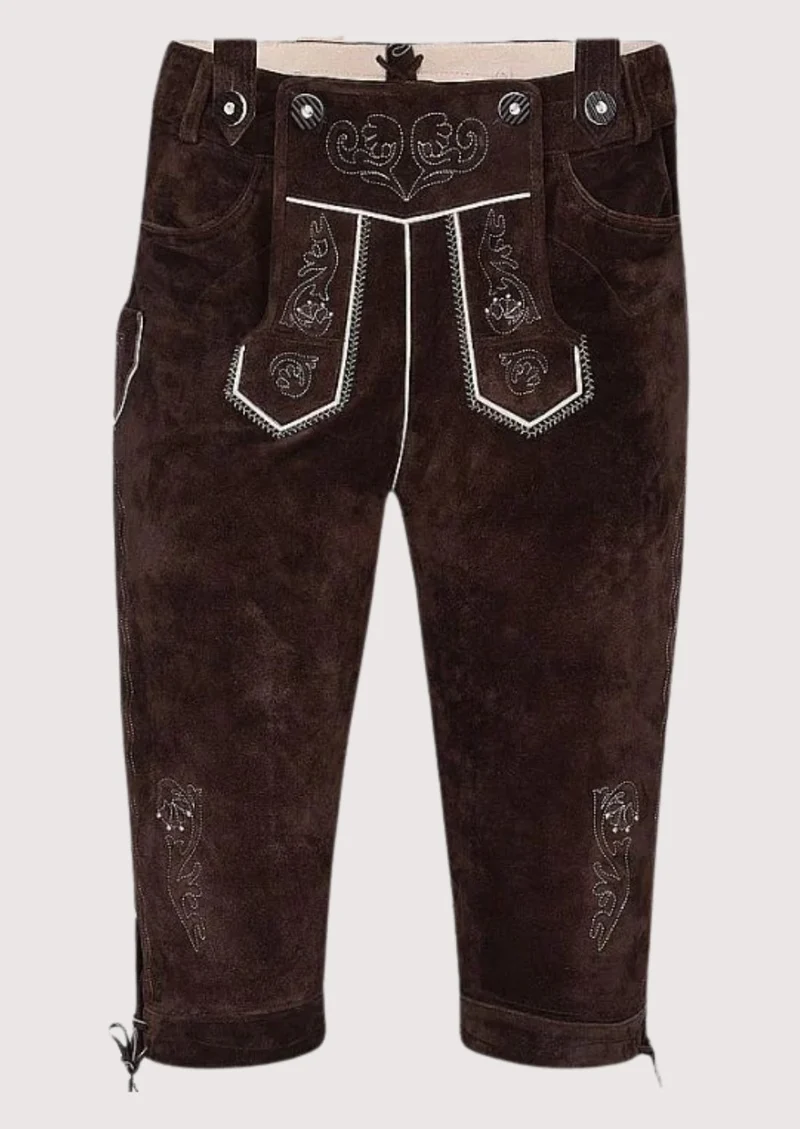 Mens Classic Dark Brown Bundhosen