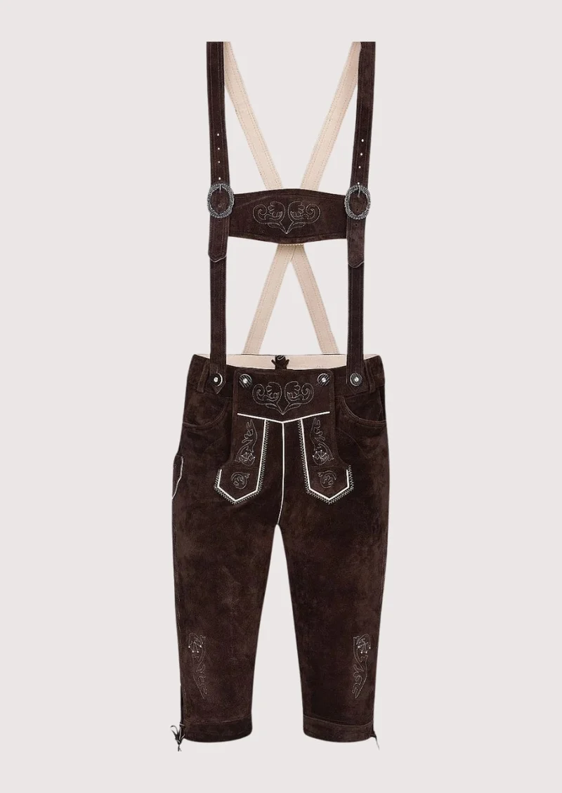 Mens Classic Dark Brown Bundhosen
