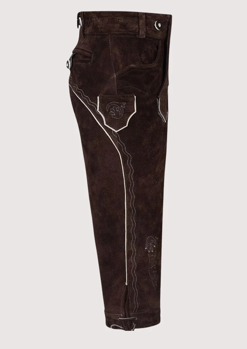 Mens Classic Dark Brown Bundhosen