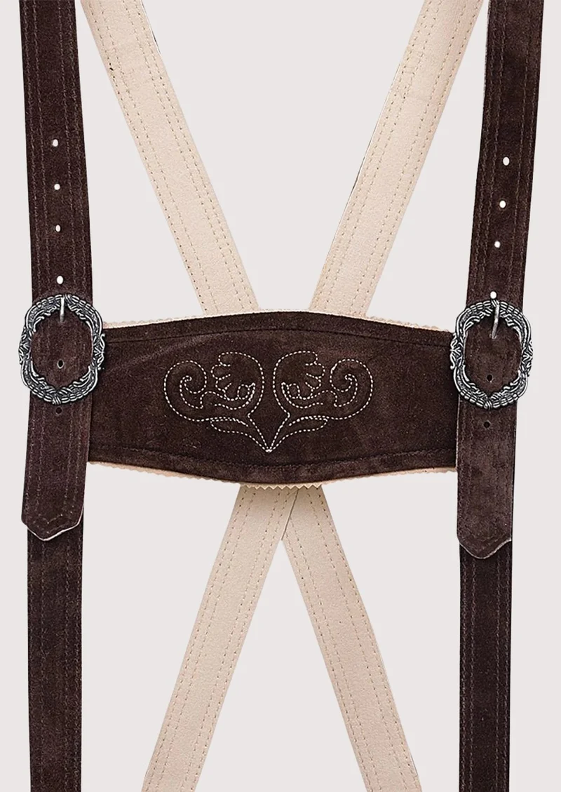 Mens Classic Dark Brown Bundhosen