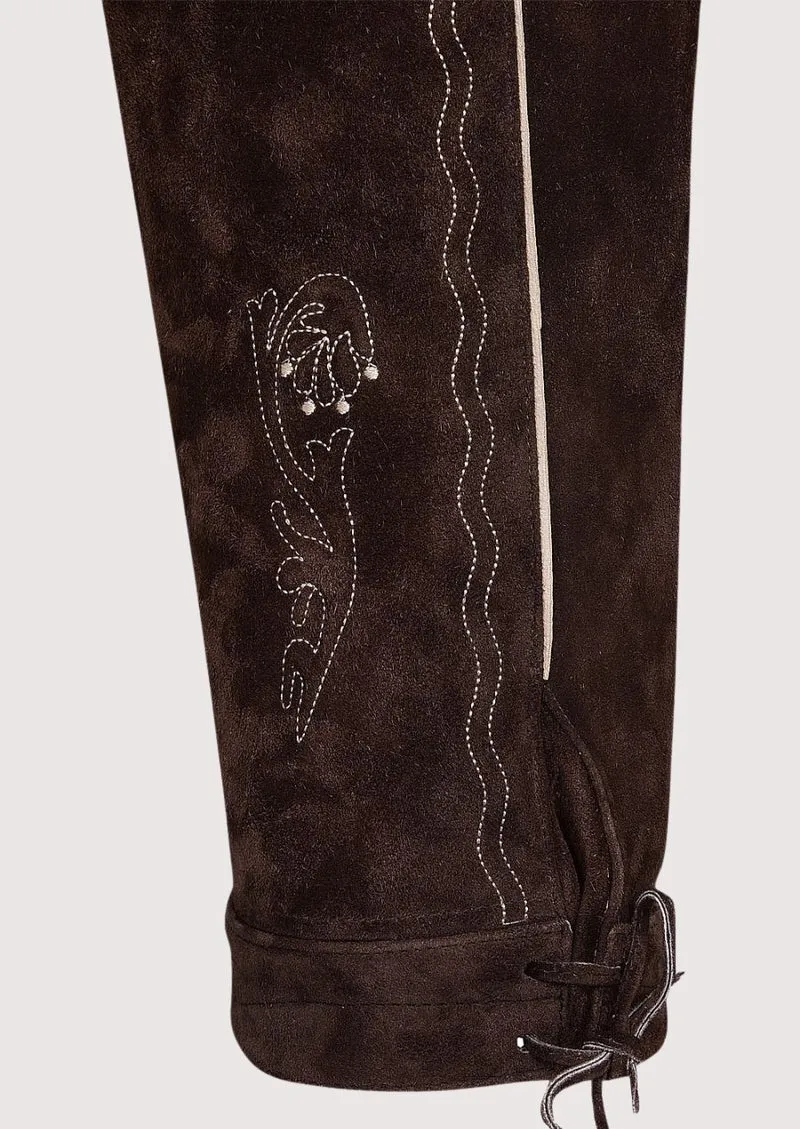 Mens Classic Dark Brown Bundhosen