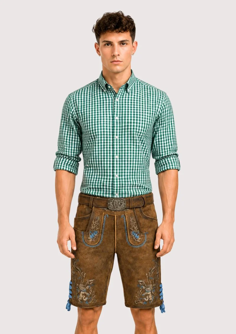 Men’s Vintage Rustic Lederhosen
