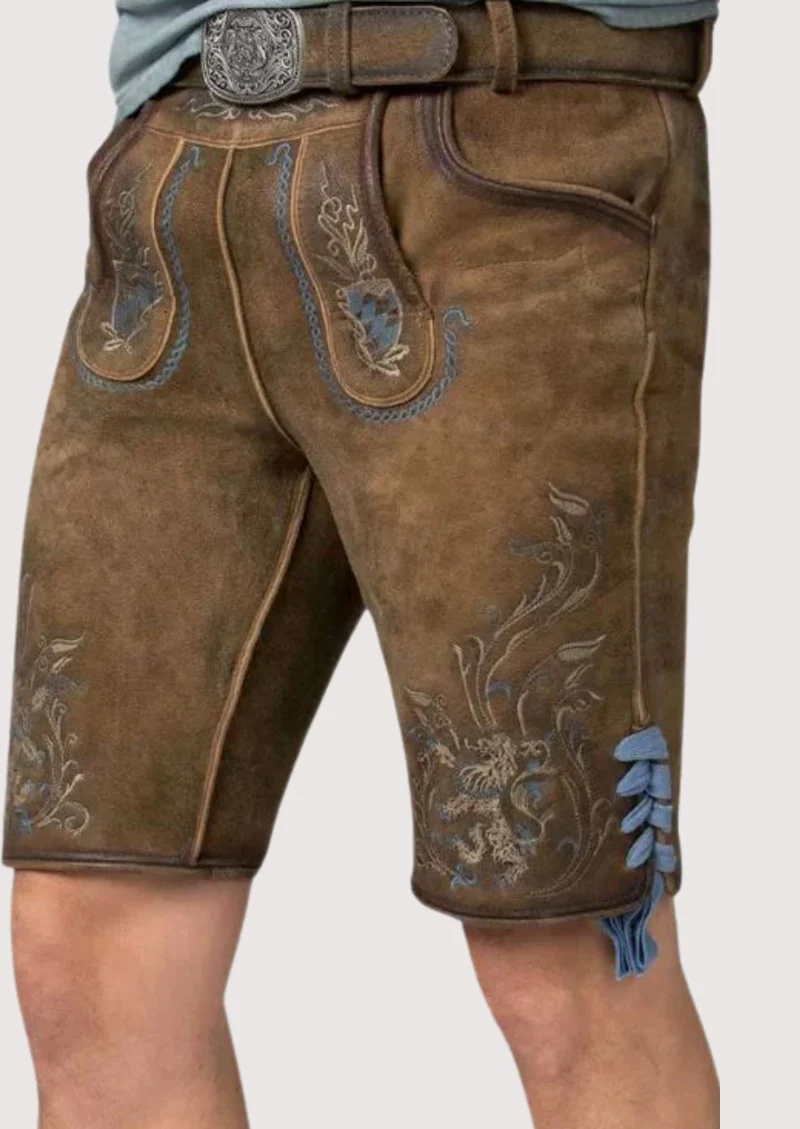 Men’s Vintage Rustic Lederhosen