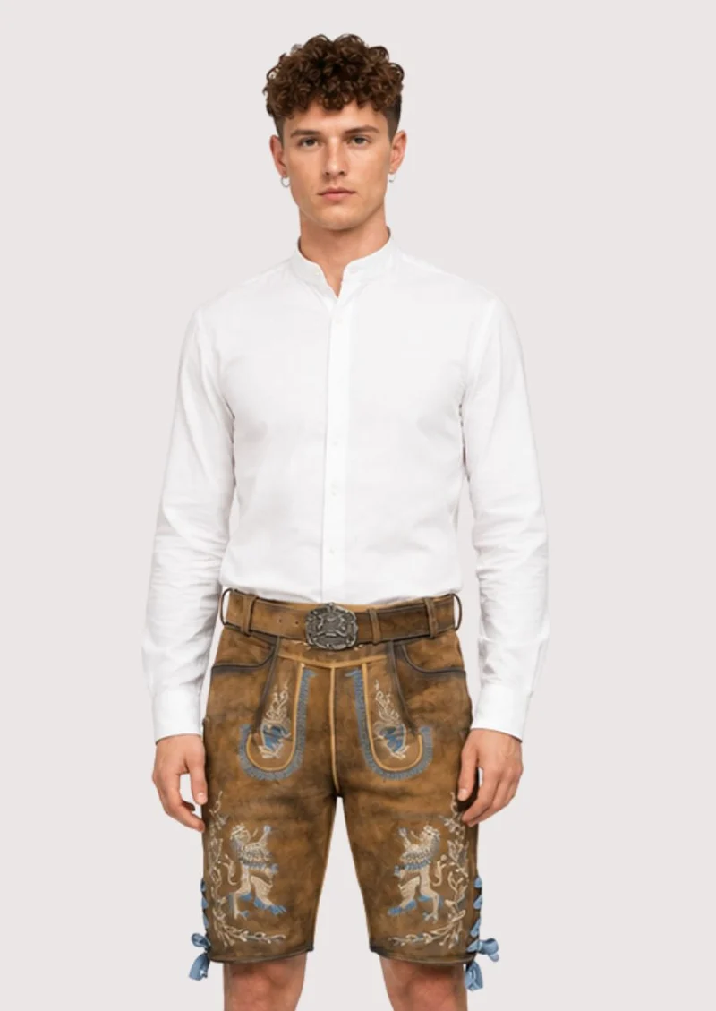 Men’s Brown Lederhosen Oktoberfest