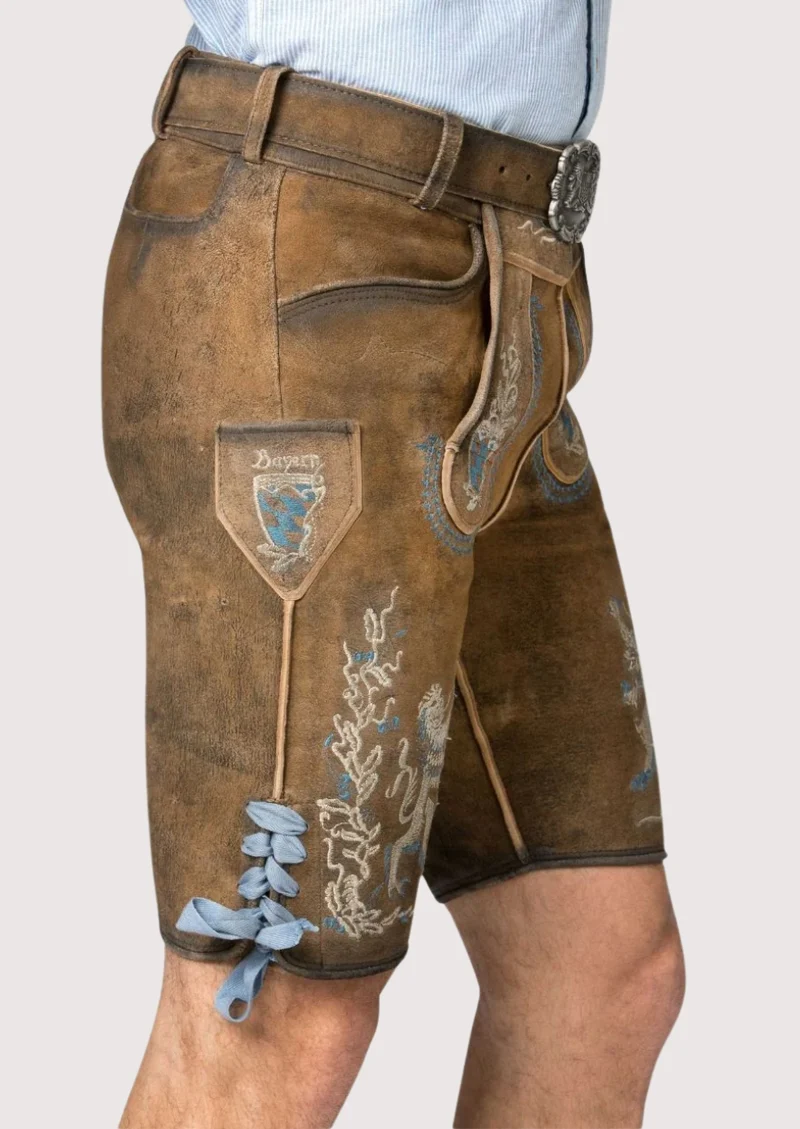 Men’s Brown Lederhosen Oktoberfest