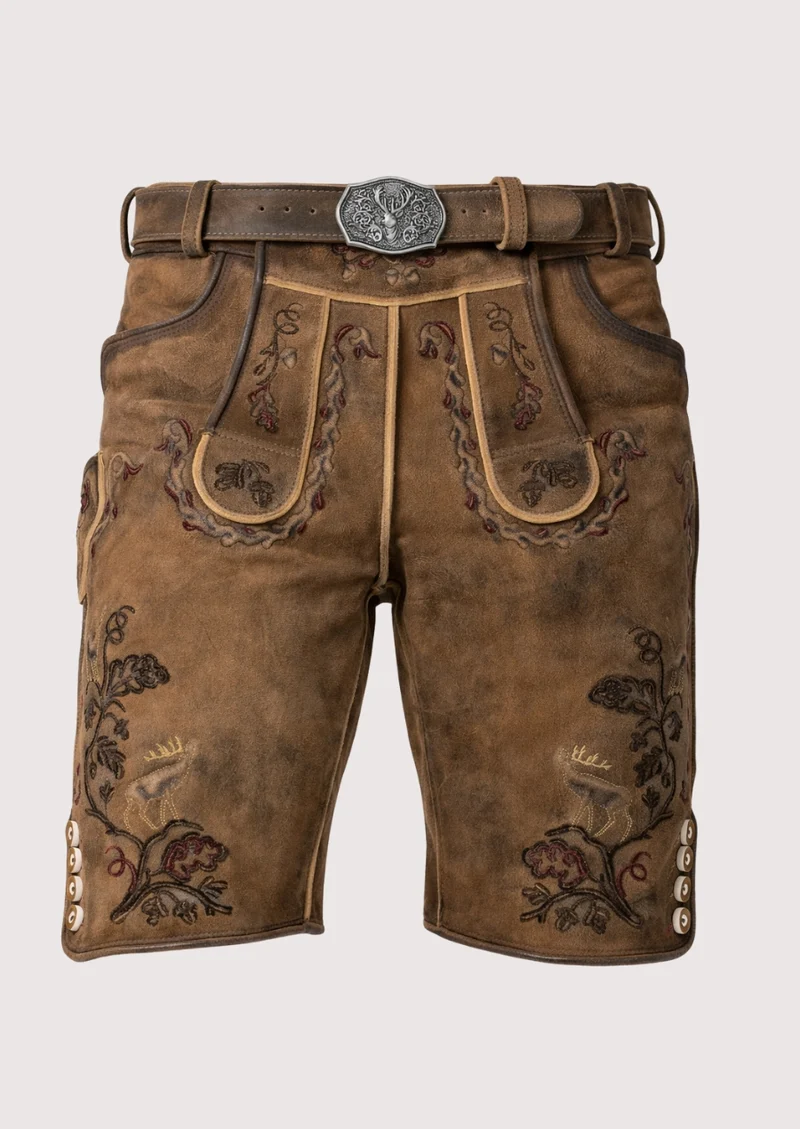 Men’s Brown Traditional Lederhosen