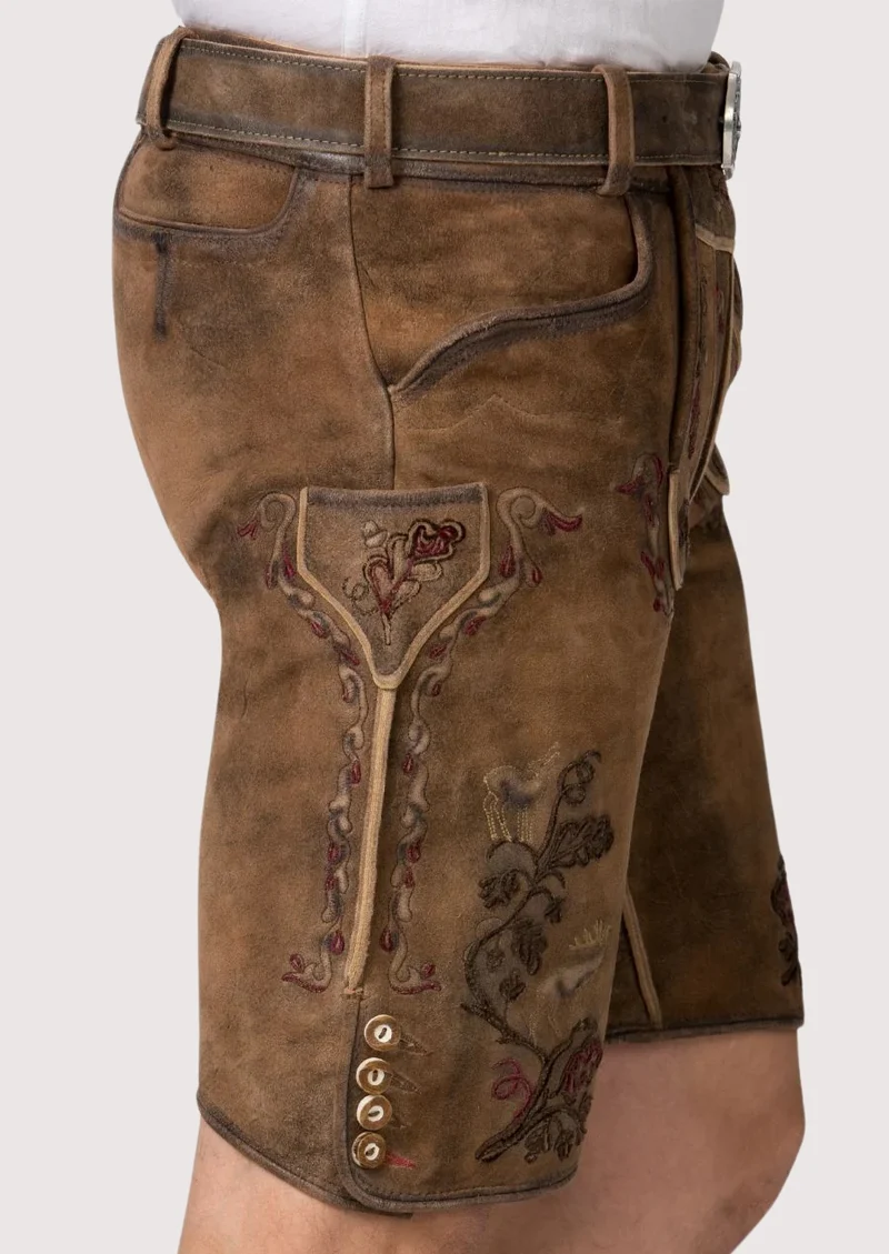 Men’s Brown Traditional Lederhosen
