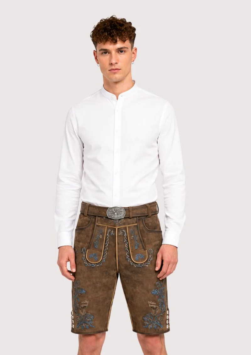 Men’s Oktoberfest Lederhosen Brown