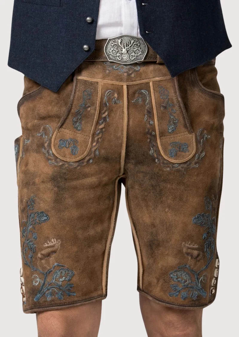 Men’s Oktoberfest Lederhosen Brown