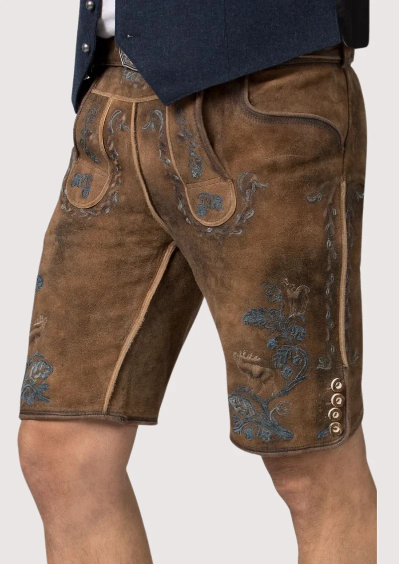 Men’s Oktoberfest Lederhosen Brown