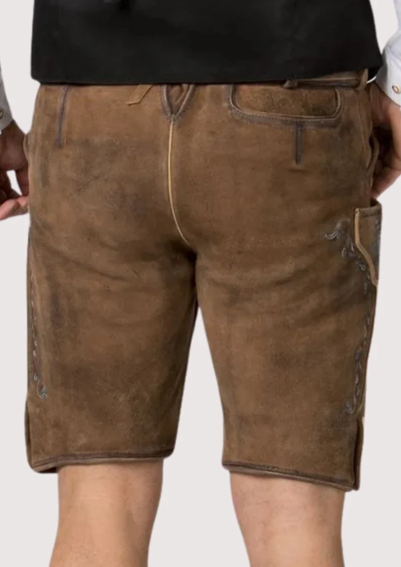 Men’s Oktoberfest Lederhosen Brown