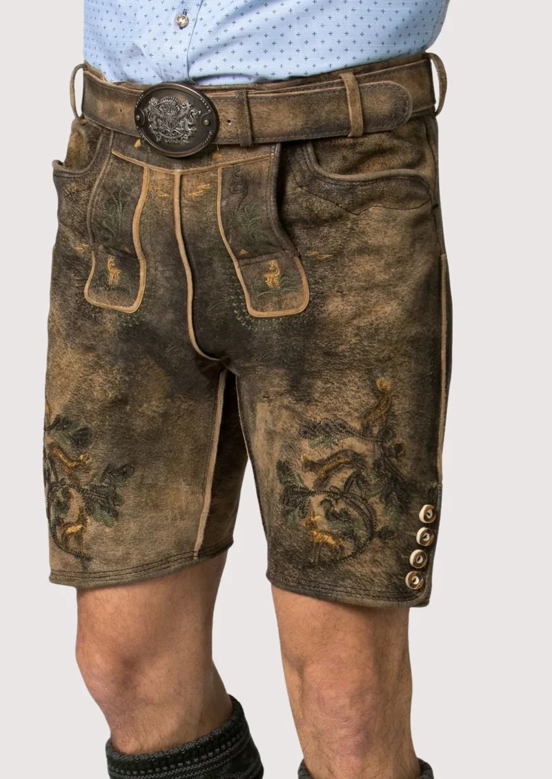 Men’s Forest Brown Lederhosen