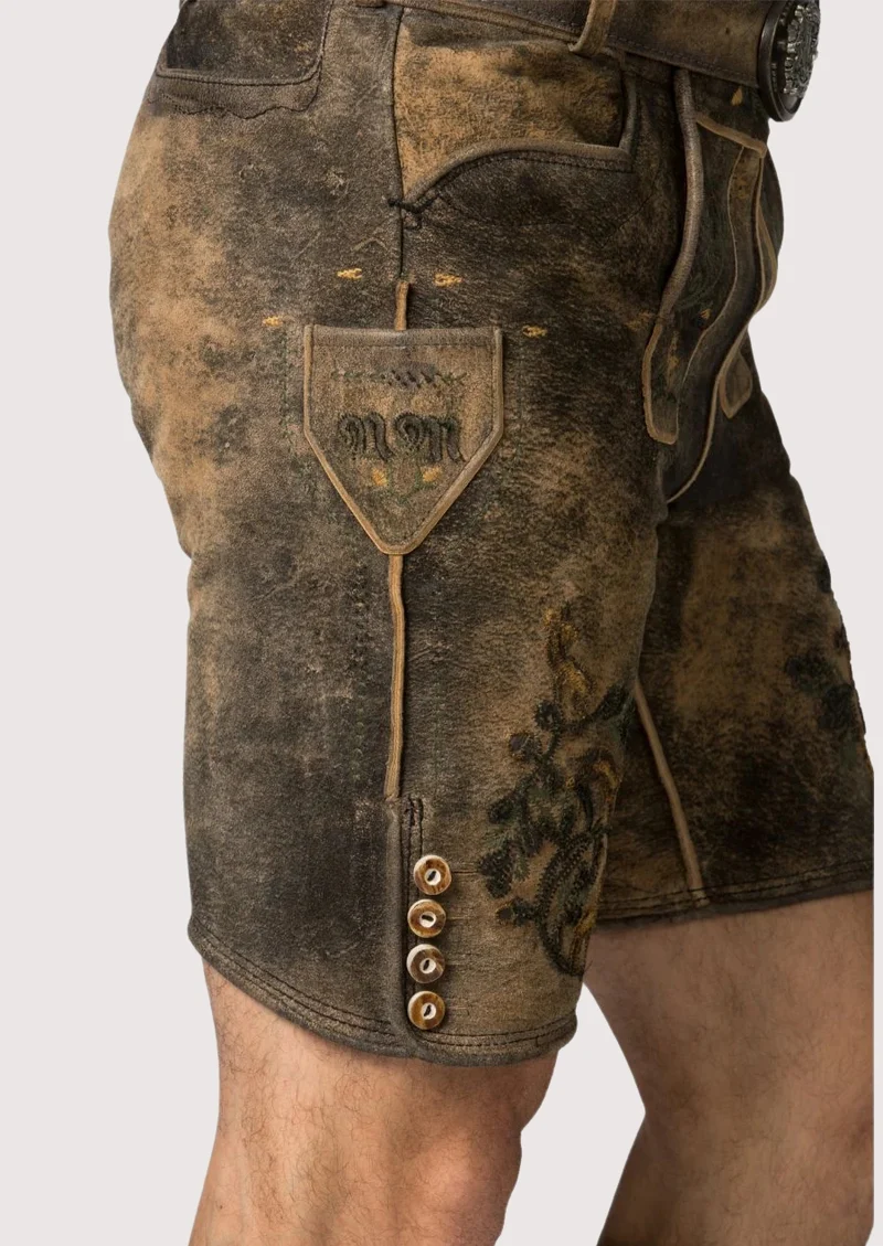 Men’s Forest Brown Lederhosen