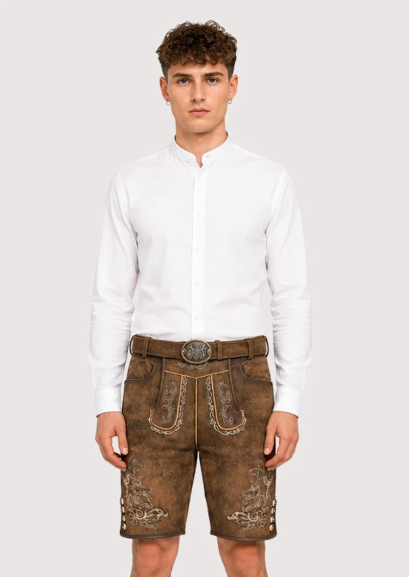 Men’s Bavarian Leather Lederhosen