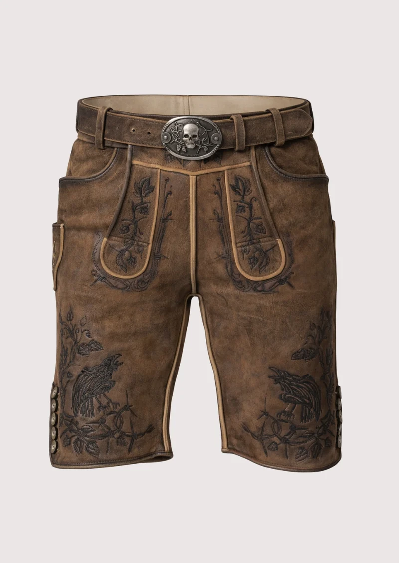 Men’s Alpine Brown Lederhosen