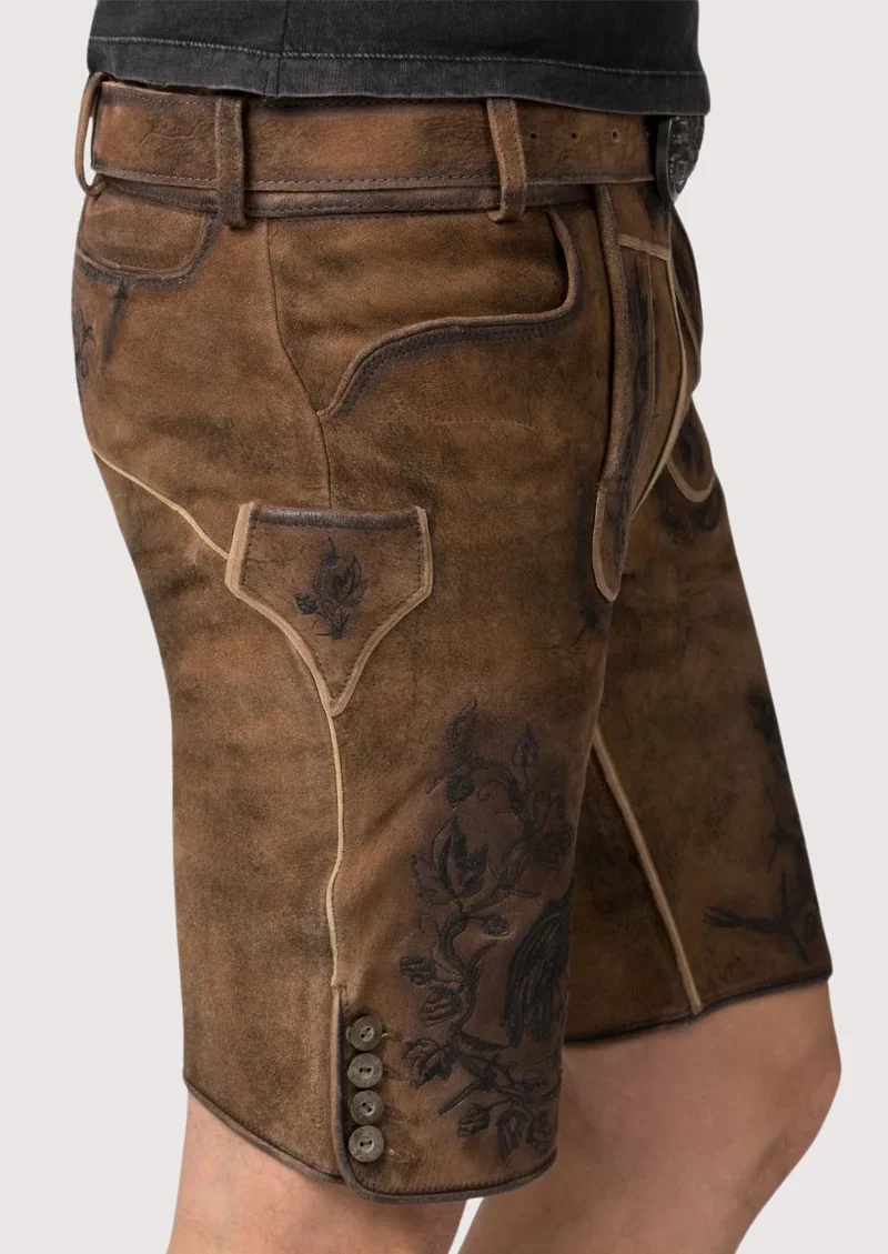 Men’s Alpine Brown Lederhosen
