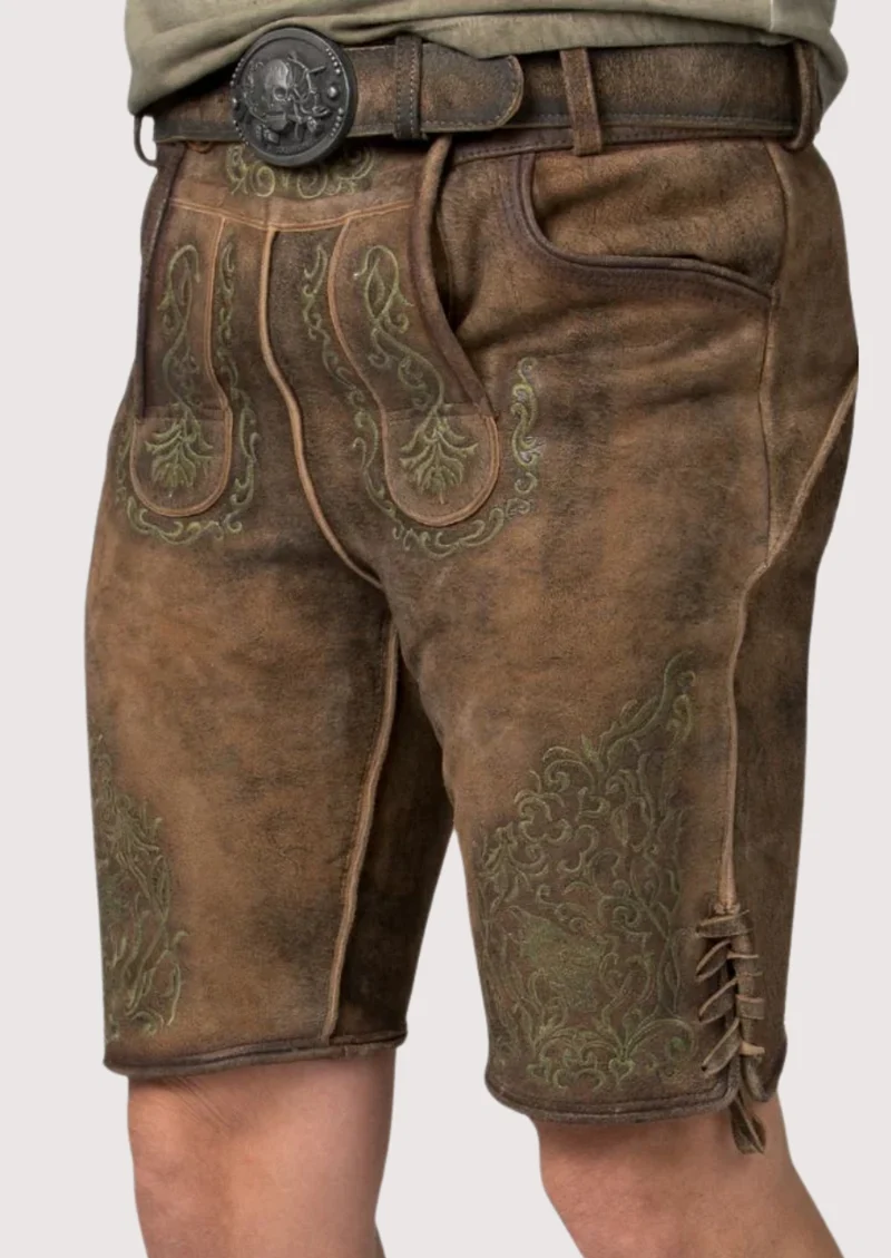 Classic Fit Genuine Leather Timeless Lederhosen