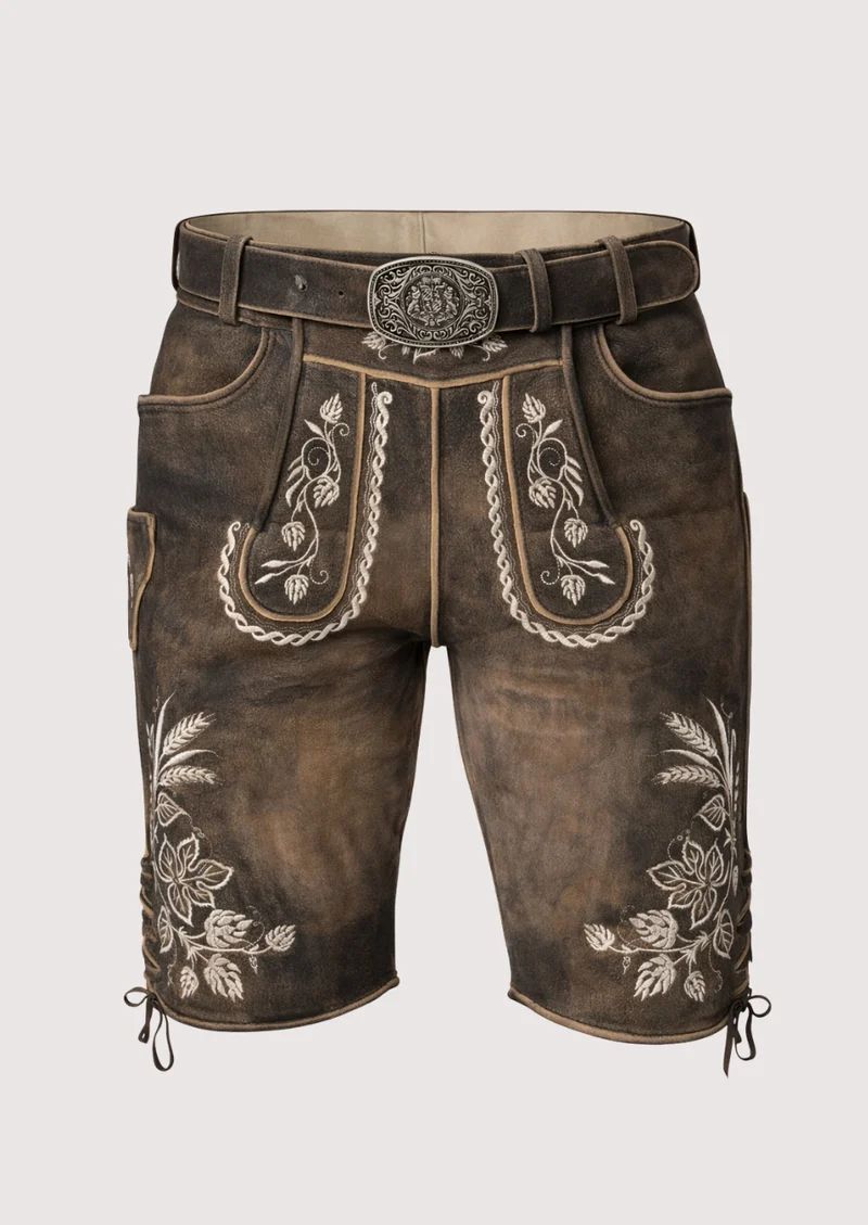 Men's Short German Lederhosen