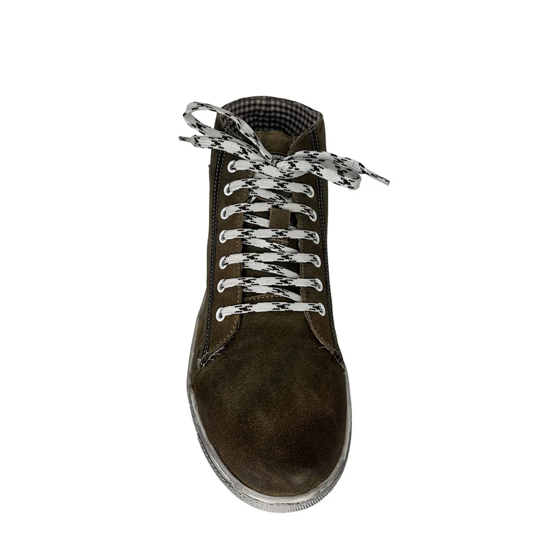 MADDOX Trachten Leder Schuhe Hohe Sneaker "Marinus" | Wood