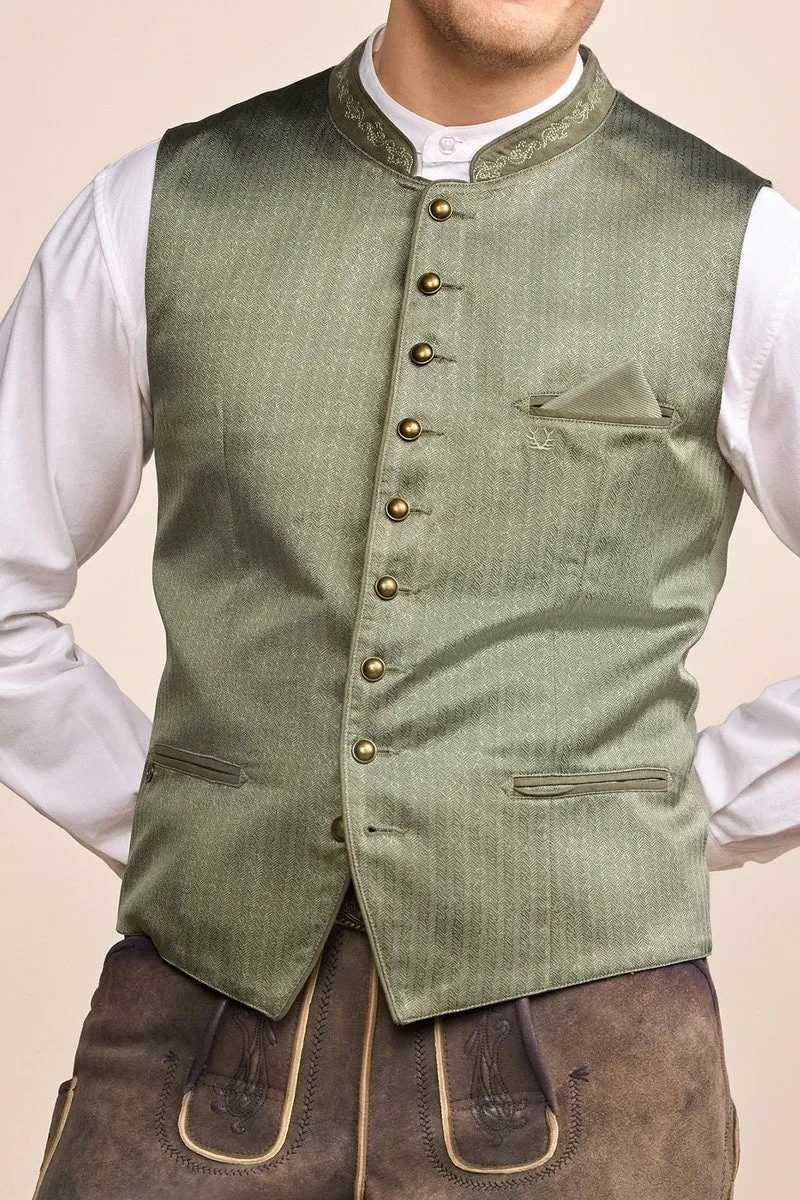 Kruger Traditional Vest "Filippo" green