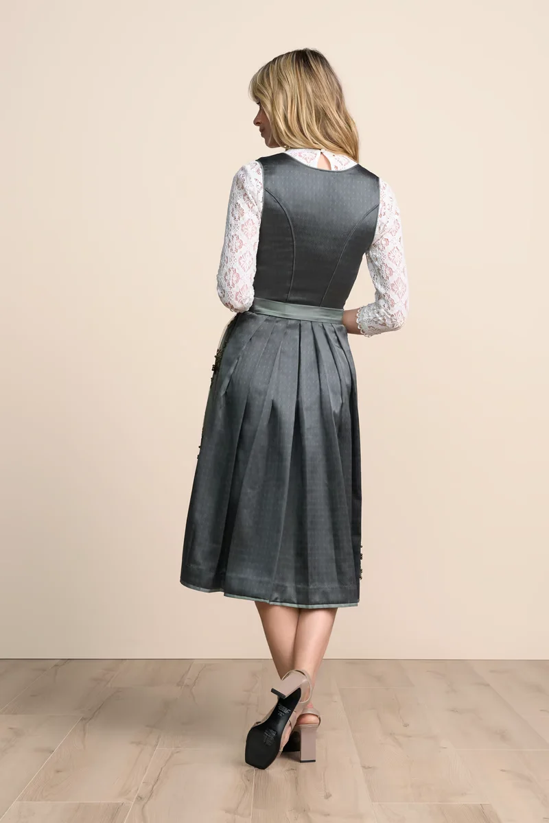 Kruger Long Dirndl 2pcs. 70cm "Lunessa" green